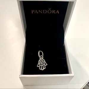 Protective hamsa hand dangle charm